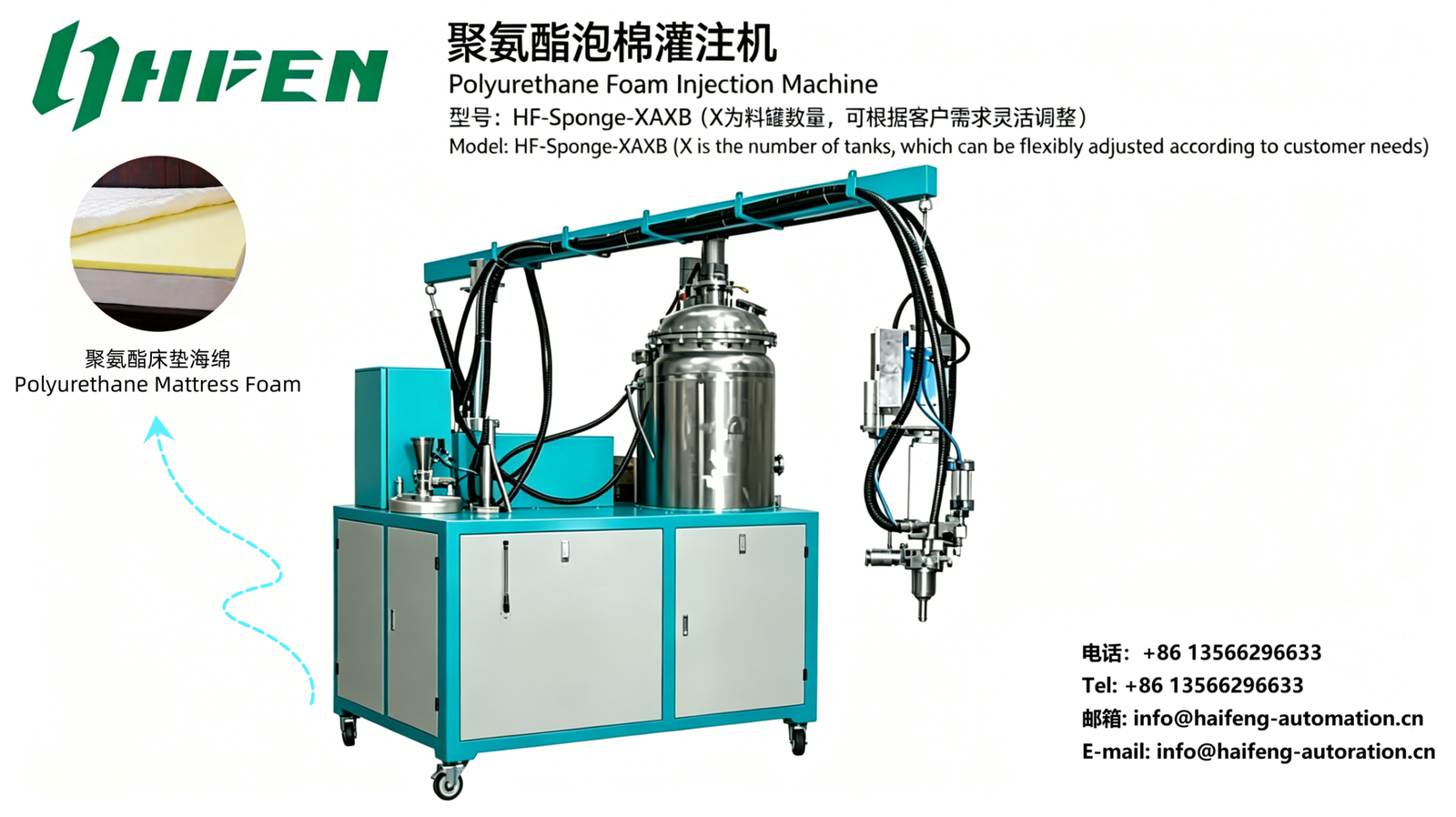 Polyurethane Low-Pressure Machine For Mattress Soft Sponge