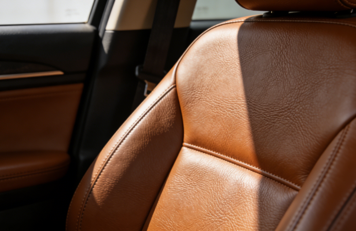 Automotive interior leather