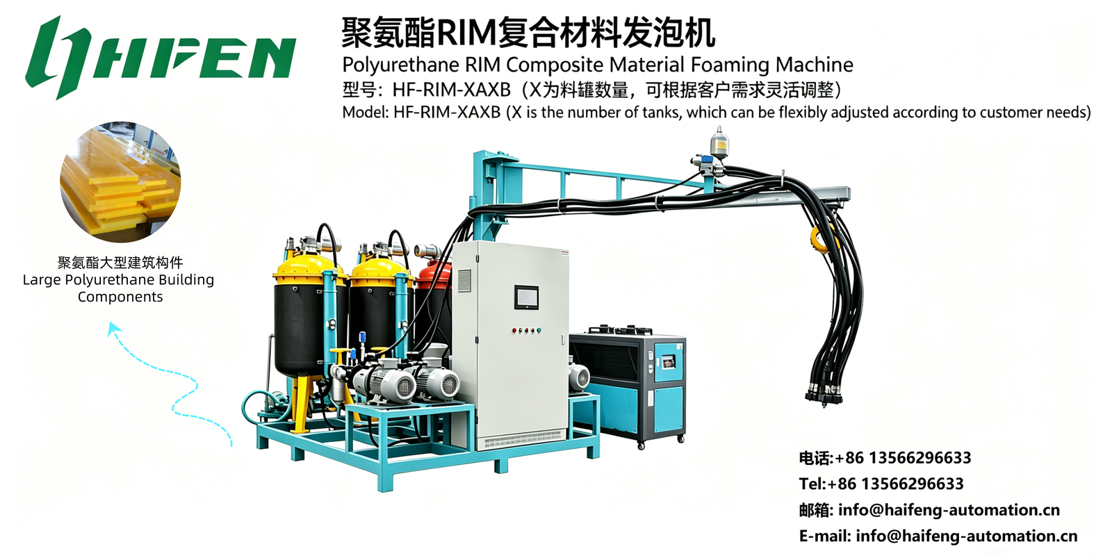 Polyurethane RIM Composite Machine For Large Building Components