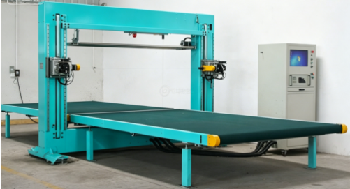 Vertical foam cutter