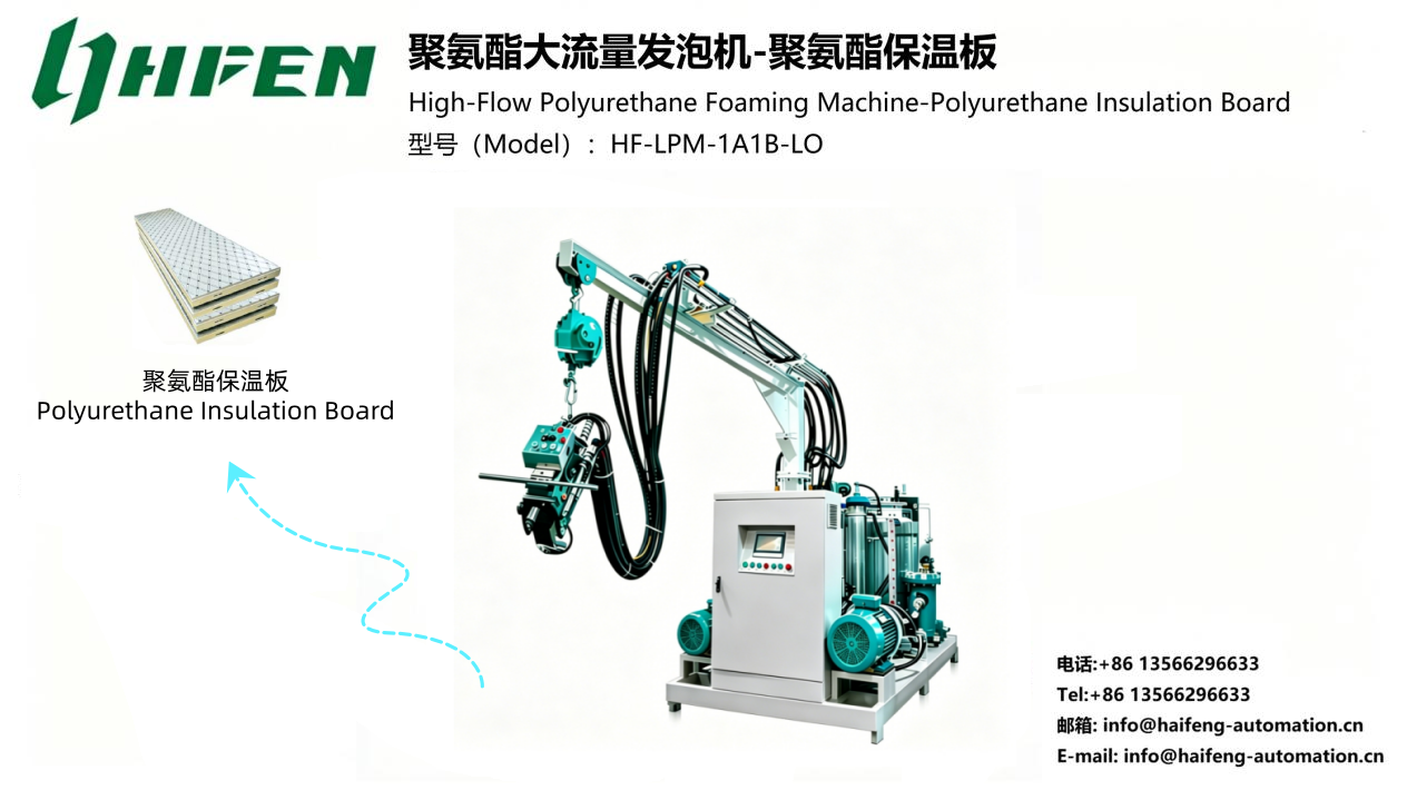 High Flow Polyurethane Foaming Machine | Thermal Insulation Board Production